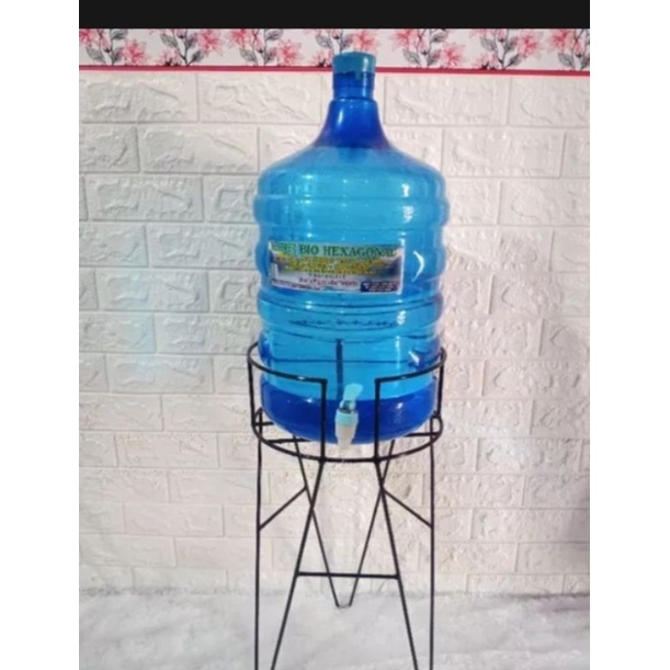 Rak penyimpanan galon//rak galon besi//perlengkapan rumah tangga//stending pot besi multi fungsi mur