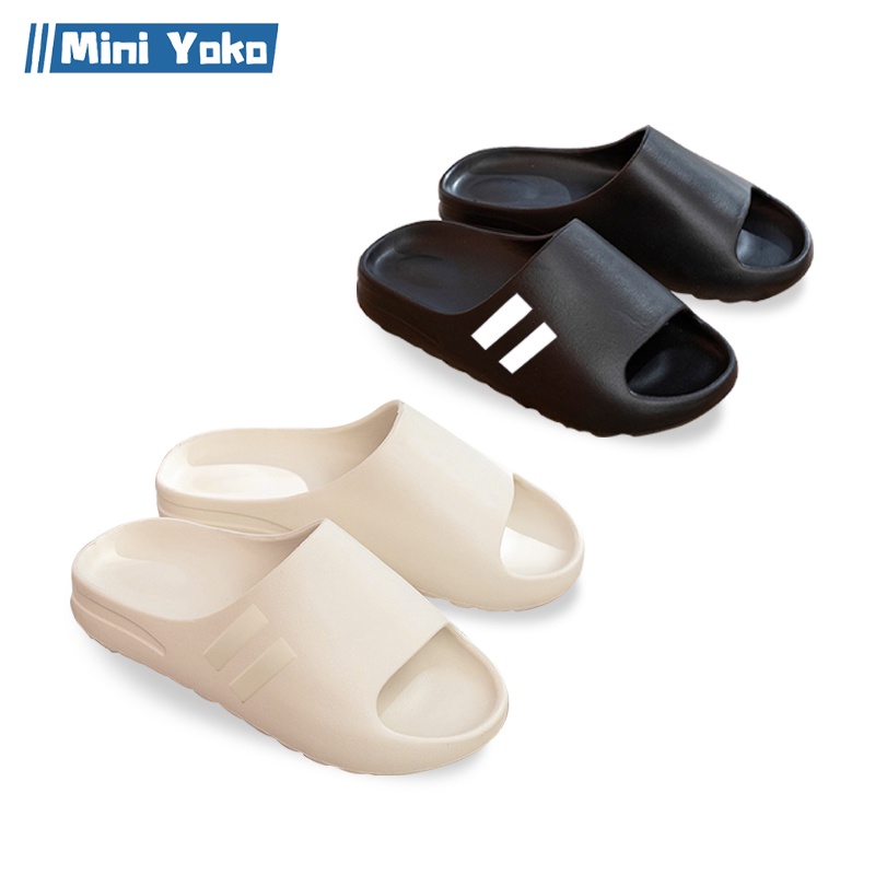 Mini Yoko Sandal Wanita Terbaru Jelly Karet Sendal Slop Flat Rumahan Empuk Elastis Sendal Anti Slip Sandal kamar mandi super lembut