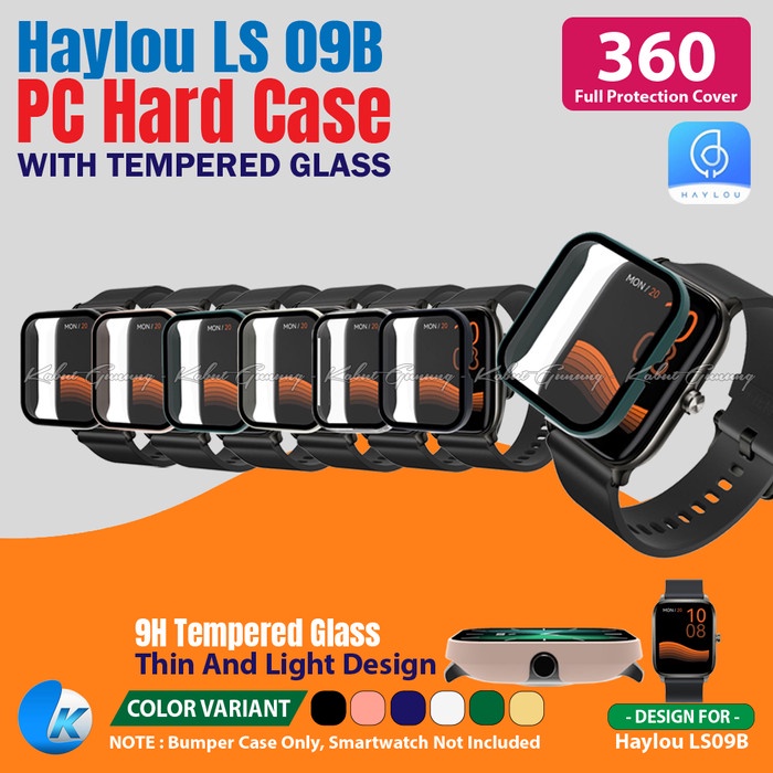 PC Bumper Case For Haylou GST LS09B Case Cover With Tempered Glass