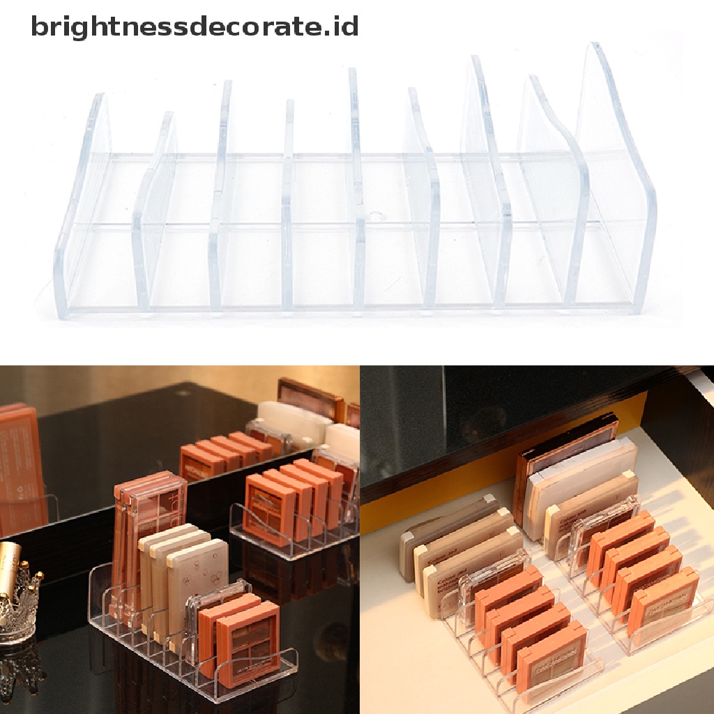 [Birth] 1pc Palet Eyeshadow Organizer Tempat Penyimpanan Tray Makeup Tools Compartment Holder [ID]