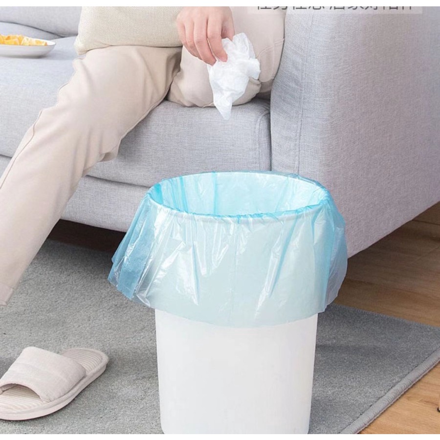 KANTONG PLASTIK SAMPAH 45X50CM ISI 15 LEMBAR / KANTONG PLASTIK GULUNG ROLL / PLASTIC TRASH - BB