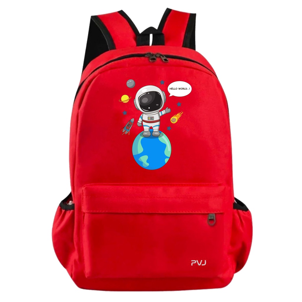 PVJ - Tas Sekolah Anak SD Astronot Space World Backpak Unisex