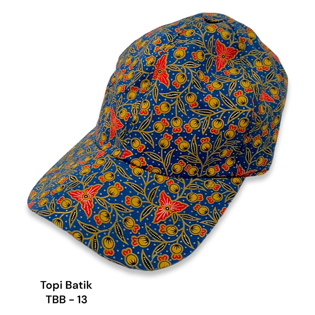 Topi Batik Baseball Handmade Batik Cap TBB_13 / Topi Batik Kain Baseball Jogja