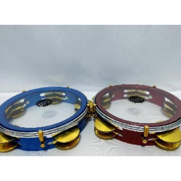 Riq Rebana Alat Musik /Hadroh Tamborine 83/4 Mika Seif Percussion