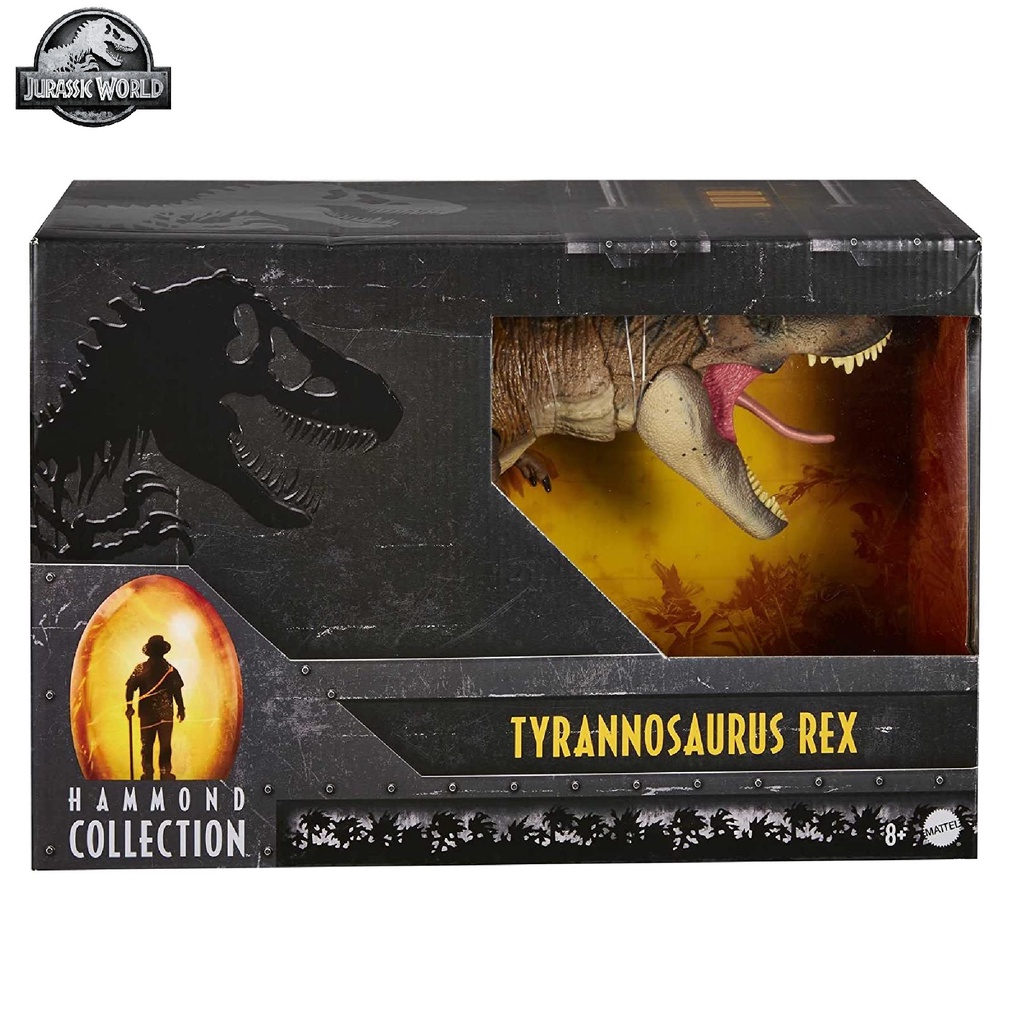 JURASSIC WORLD Hammond Collection Tyrannosaurus Rex Dinosaur Premium Figure