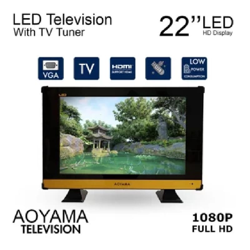 LED DIGITAL AOYAMA 22 INCH TV DIGITAL LED DVB-T2