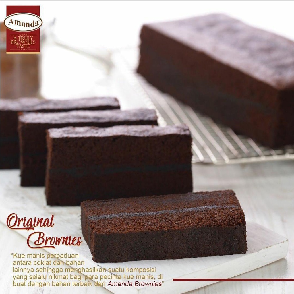 

BROWNIES AMANDA ORIGINAL BANDUNG/OLEH OLEH BANDUNG