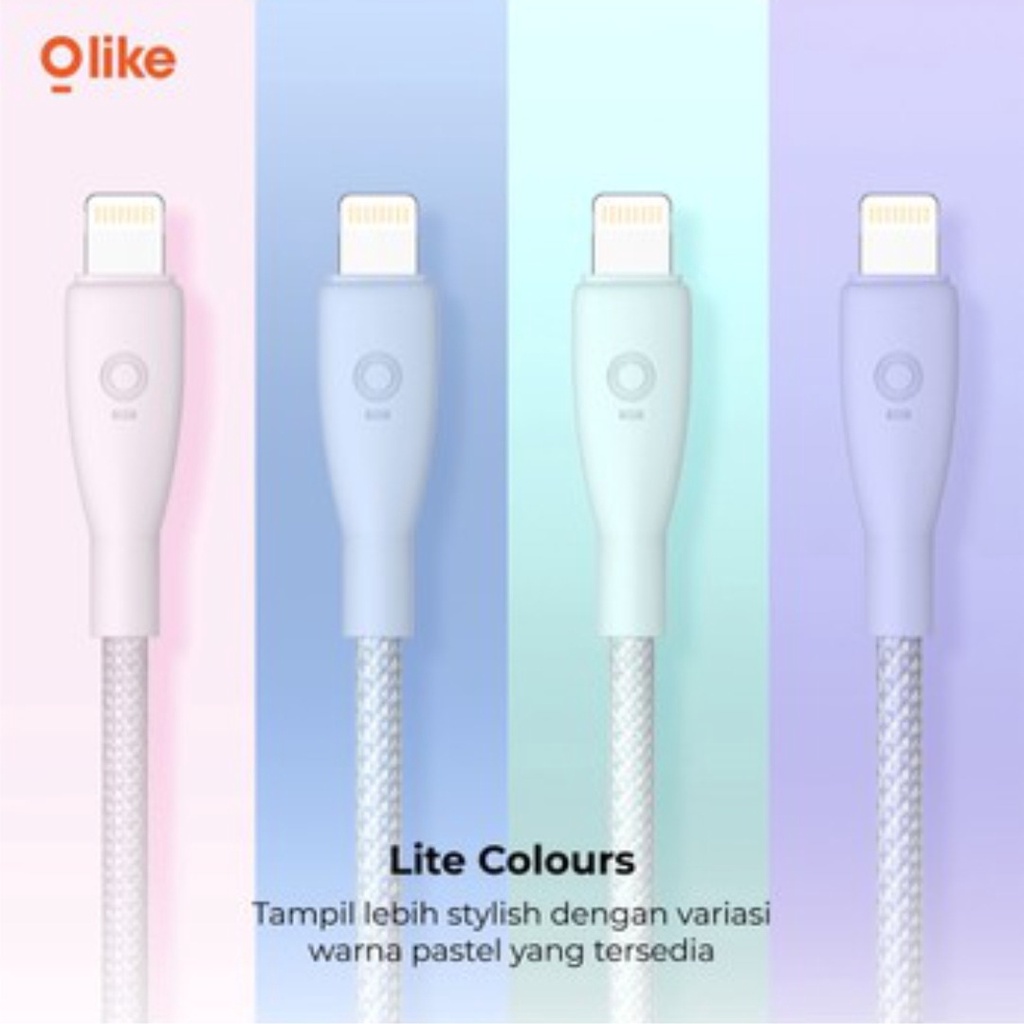 KABEL IOS IPH OLIKE FAST CHARGING 2.4A D201L