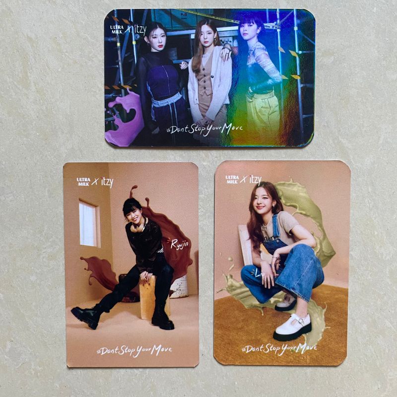 Jual Ready Ultra Milk X Itzy Photocard Shopee Indonesia