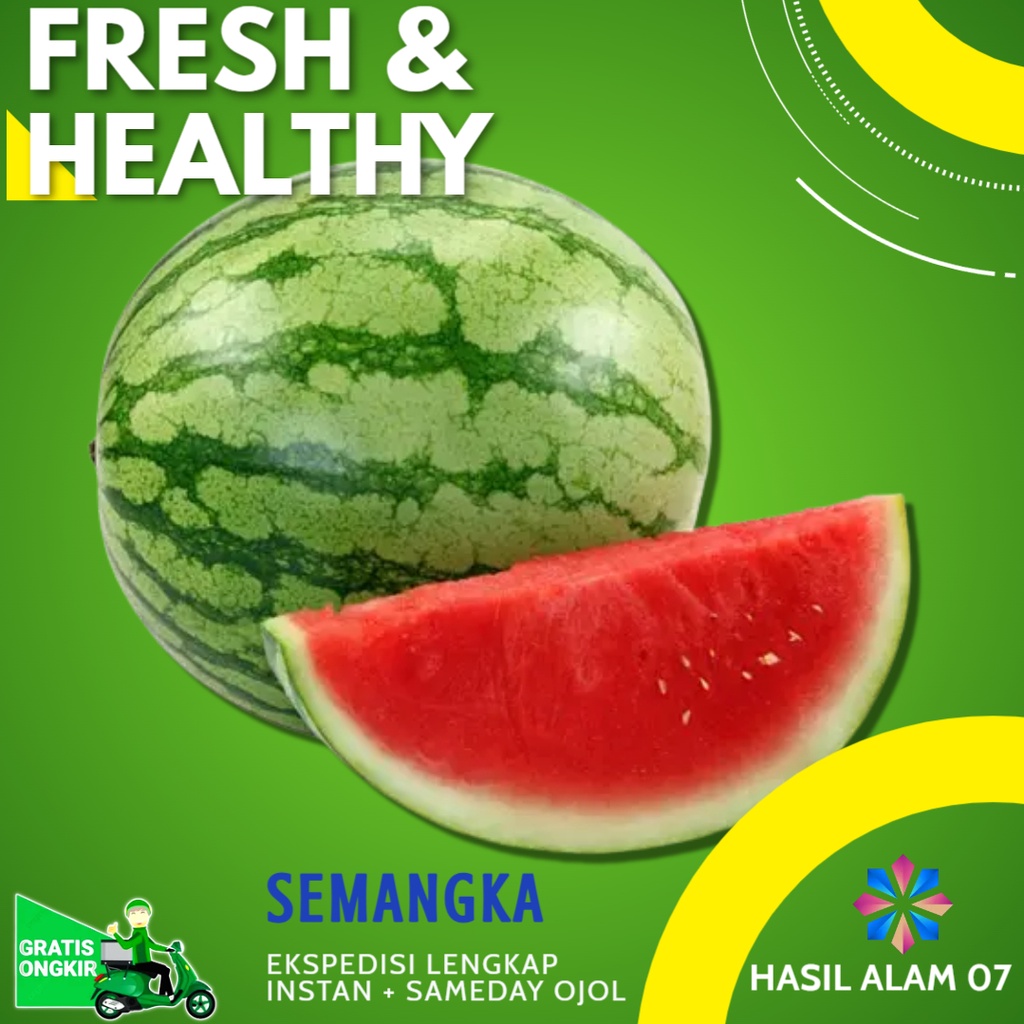 

Buah Semangka Merah Red Watermelon Segar Fresh Fruits Harga Perbuah