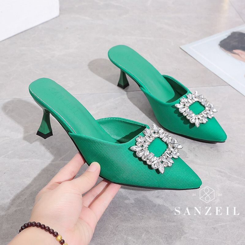 SG1717 syafniegalery sanzeil slare original brand heels wanita import