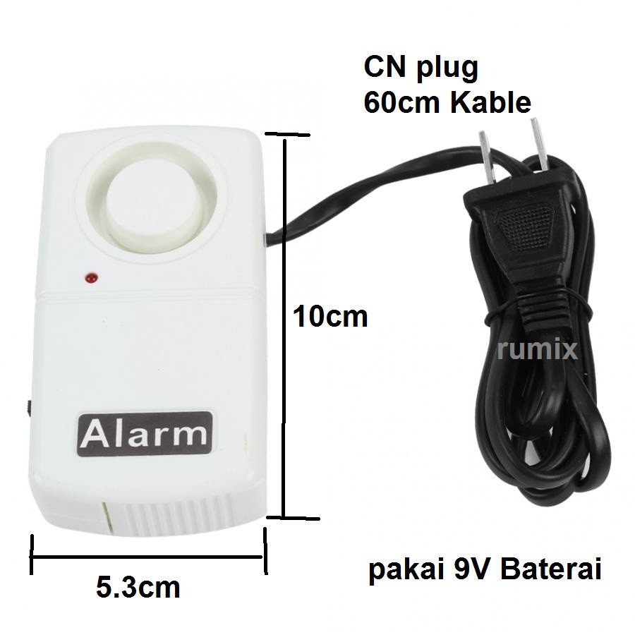 Power Failure Alarm Sensor Listrik Alarm Mati Padam PLN Putus Electric Emergency 120DB Volume Tinggi
