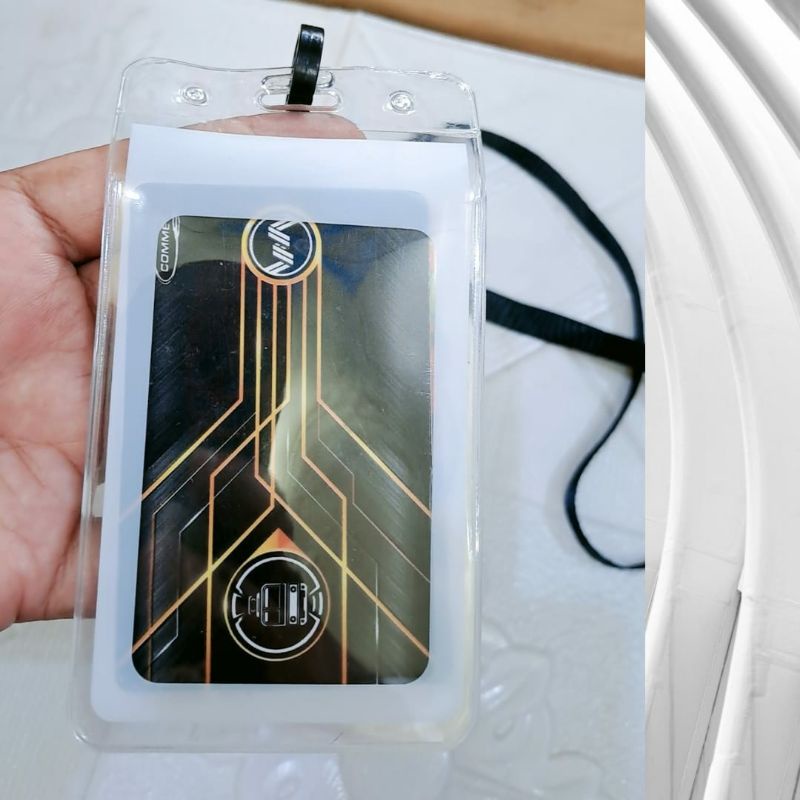 Id card tempat kartu Name tag holder lanyard gantungan leher