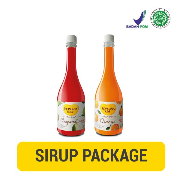 

TROPICANA SLIM SIRUP PAKET 2 RASA (ORANGE & COCOPANDAN)