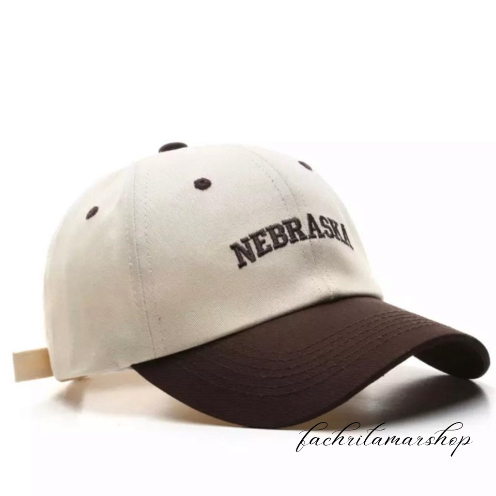 Free Diskon  Topi Baseball Pria dan Wanita caps NEBRASKA Terlaris bisa bayar di tempat