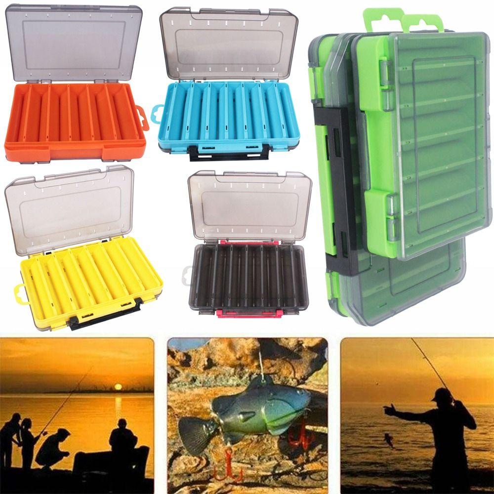 Kotak Penyimpanan Umpan Nanas Lure Outdoor Wadah Dua Sisi Case Mino Sequin Organizer