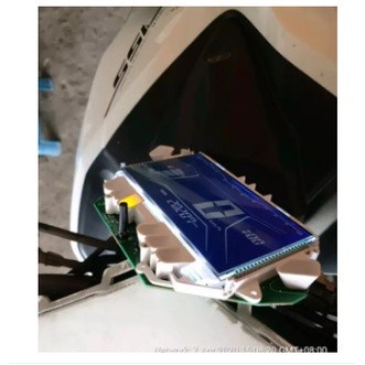 [RP] Polarizer Yamaha Aerox Polaris Aerox Speedometer Sunburn LCD - BELAKANG