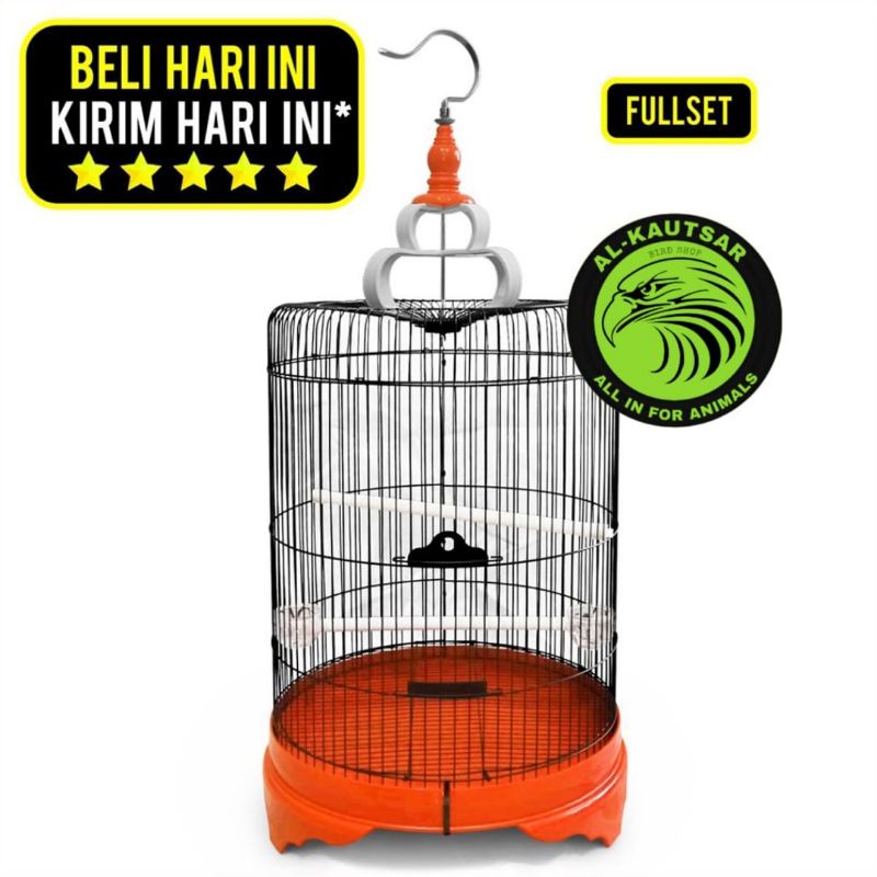 SANGKAR MURAI IMPORT JUMBO BESI TEBAL DIAMETER 46