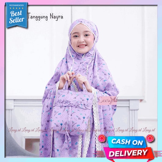 Mukena Anak Model Terbaru 2023 Perempuan Lucu Rukuh Remaja Viral Rukoh Motif Bunga Murah Meriah Kara