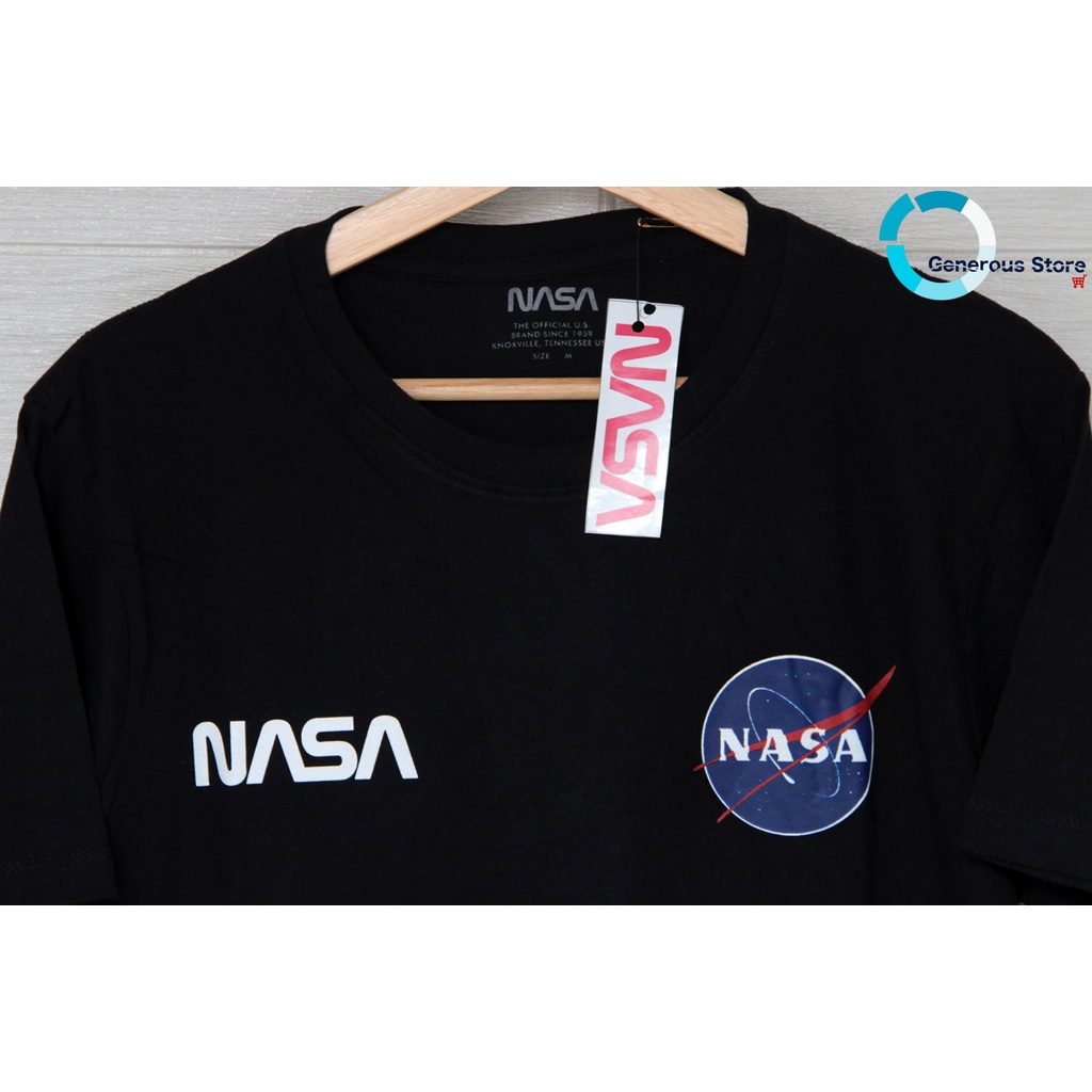 Kaos NASA - Original Import Terbaru - Edisi Hitam Putih - Kaos Nasa Harga Distributor Import