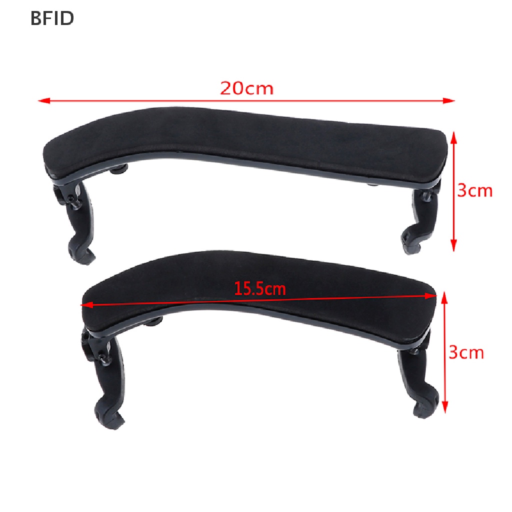 [BFID] Violin shoulder rest adjustable pad Penyangga Untuk Biola1/2-4 /4 1/8-1/4hitam [ID]