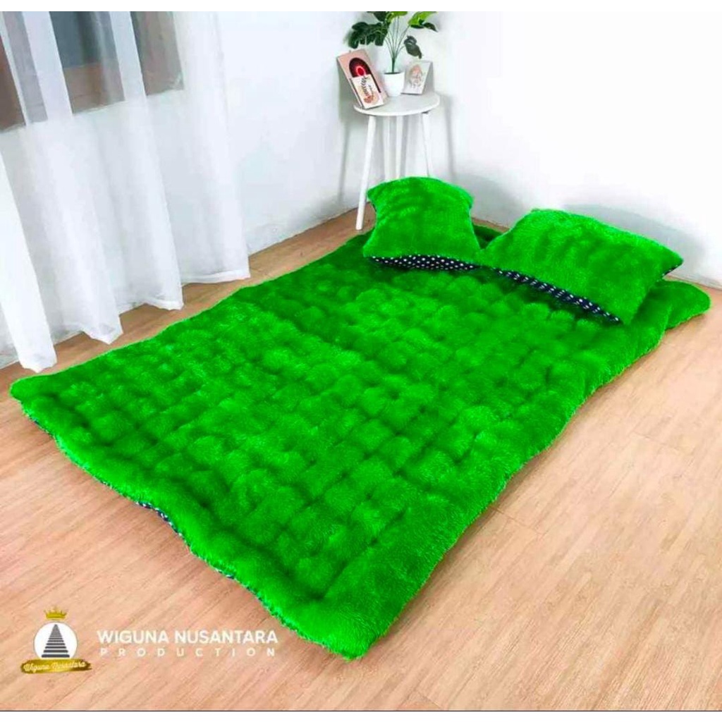 KASUR LANTAI GENDER KASUR MENUL MOTIF POLOS UK 140X180 FREE 2BANTAL KASUR GENDER KARAKTER KARTUN