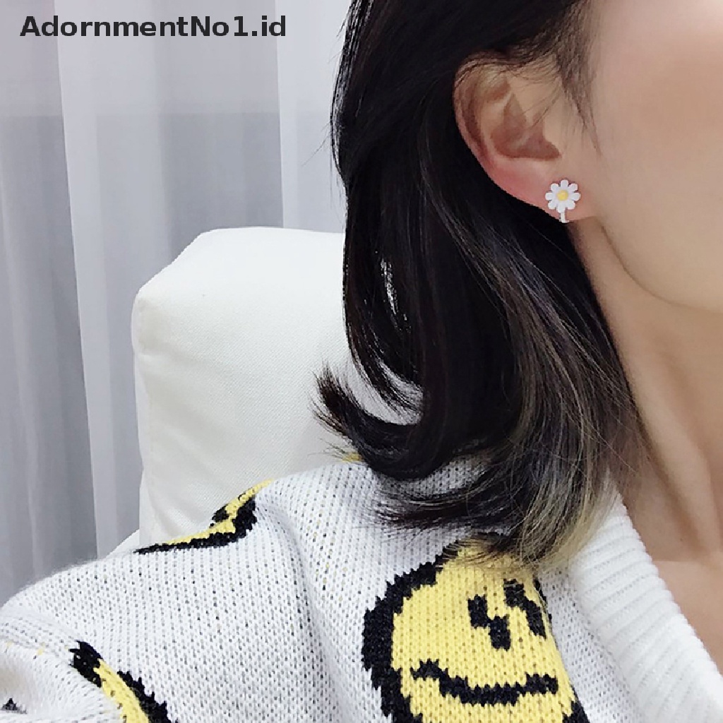 [AdornmentNo1] 1pasang Lucu Kelinci Putih Jantung Asimetri Stud Anting Untuk Wanita Manis Mini Bunga Hati Hewan Pernyataan Pesta Pernikahan Gadis Perhiasan Hadiah Gadis Manis Hati Asimetris