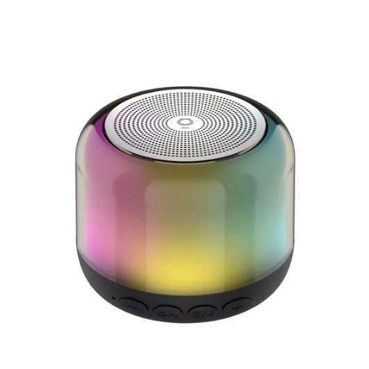 SPEAKER MINI BLUETOOTH S300 DILENGKAPI LED RGB SUARA EXTRA BASS DAB JERNIH