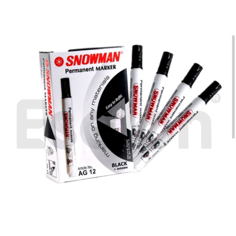 

Spidol Snowman Permanent Marker G-12 harga 1 pcs