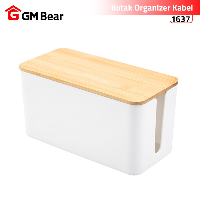 

Holder Gm Bear Kotak Penyimpanan Kabel Multifungsi 1637 - Charger Cable Box