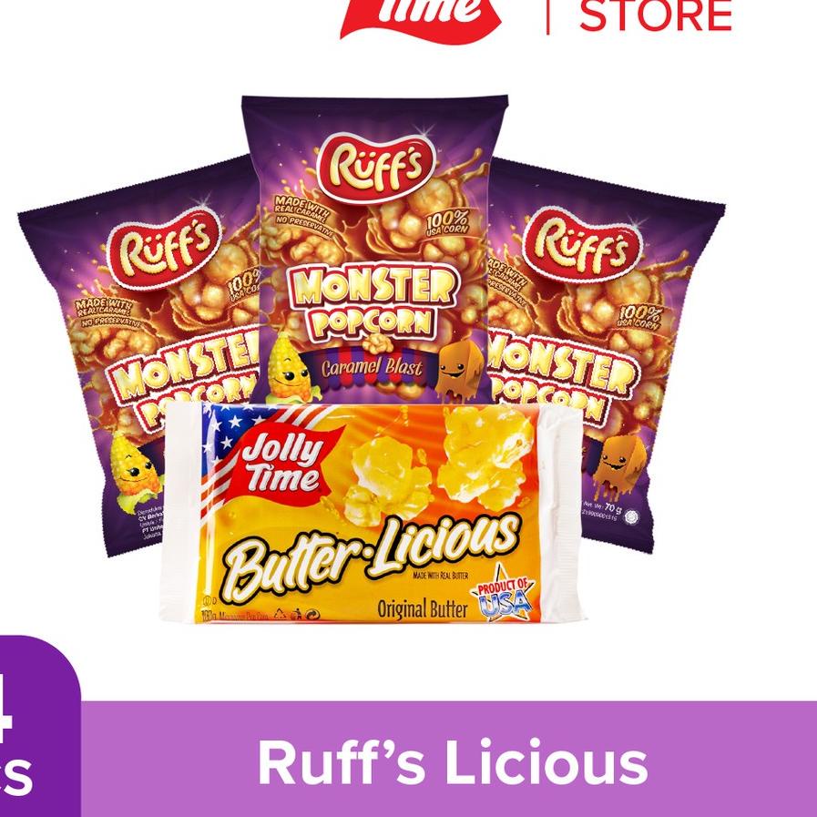 

☆ Paket Ruff's Licious Popcorn ☛