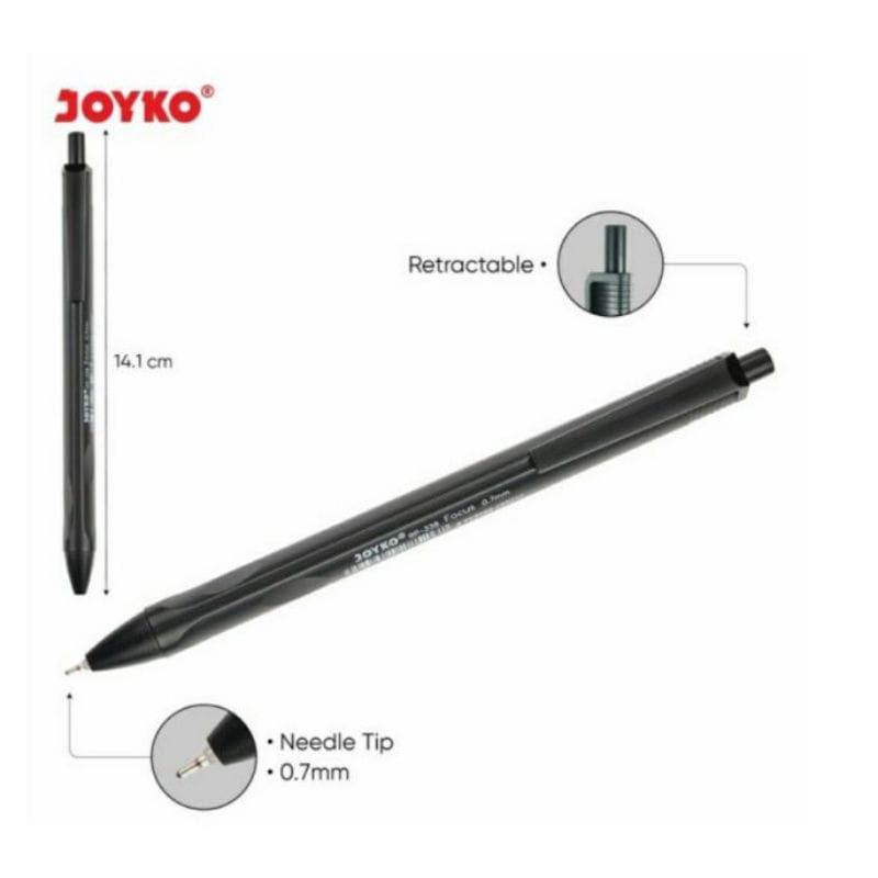 

Pen Joyko Triangular Grip 0.7mm PER PCS Pulpen Joyko Pulpen Hitam Pen Hitam Pulpen Lancip hitam