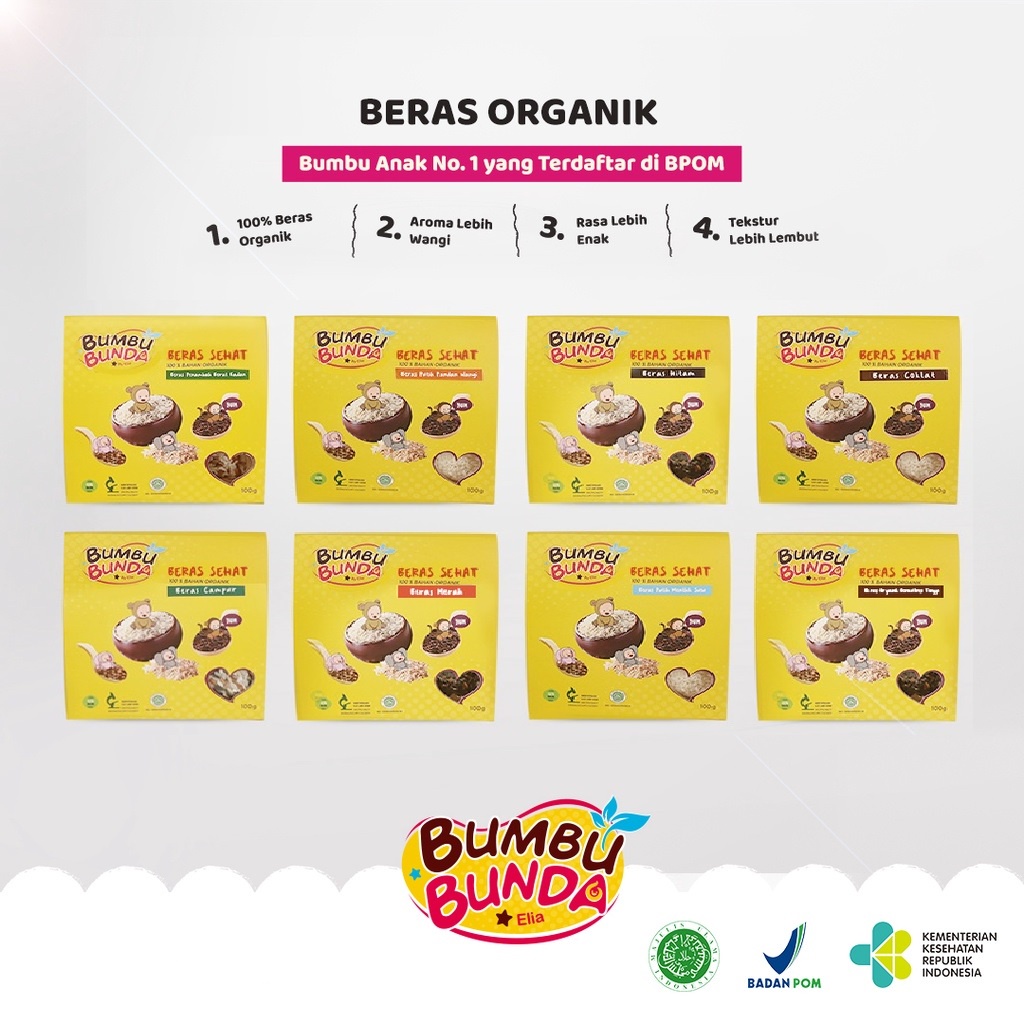 

Bumbu Bunda Beras Organic 100gr - Beras Organik