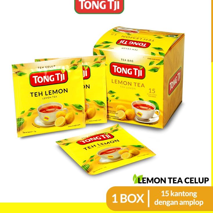 

IdG1s6R Tong Tji Lemon Tea 1 pack isi 30 gram ( Tea Bag/ Teh Celup dgn Amplop )