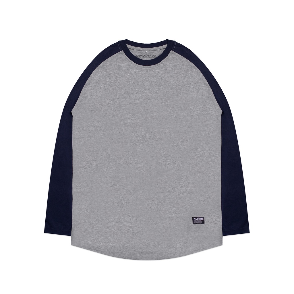 Atomic Kaos Pria Lengan Panjang - Absolute Misty Navy