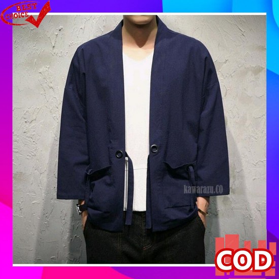 Cardigan Knit Cream Line Premium Unisex / Cardigan Rajut Premium Model Garis Pria Dan Wanita / Styli