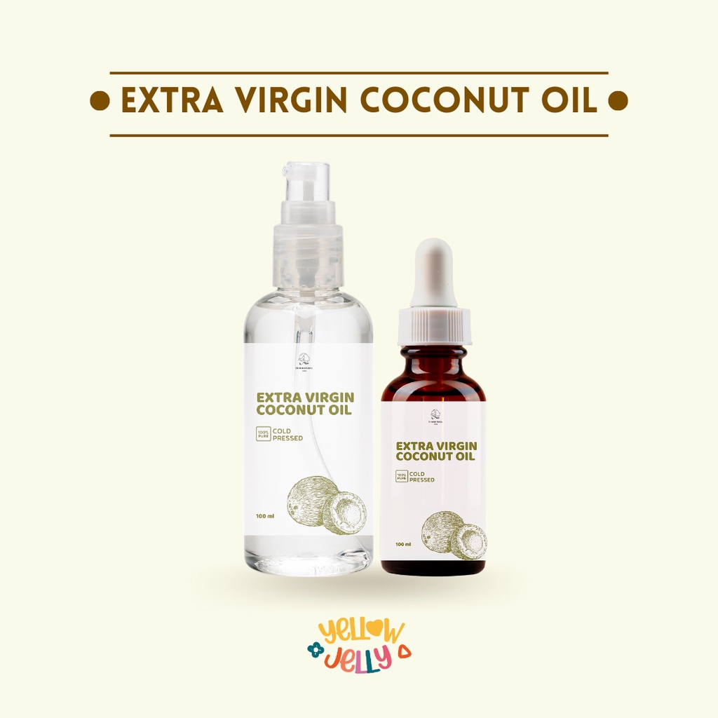 Organic Extra Virgin Coconut Oil 100ml / VCO / Minyak Kelapa Murni Organik