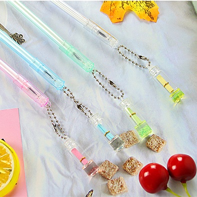 ⭐️𝐈𝐇𝐒 𝟗𝟐𝟕 𝐋𝐚𝐦𝐩𝐮𝐧𝐠⭐️Pulpen Gantungan Botol Surat Pena Karakter Lovely Bottle Letter Pendant Pen