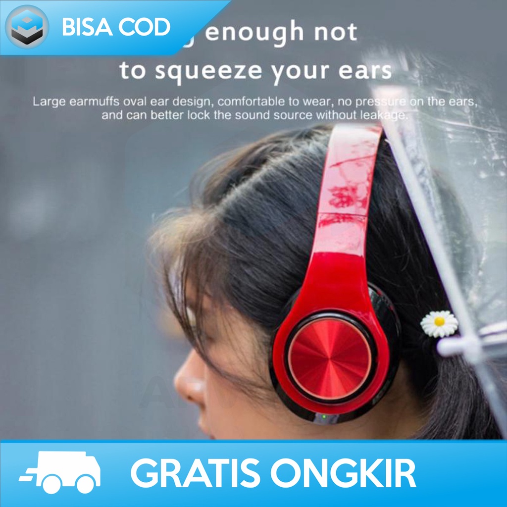 HEADPHONE SUPER BASS BLUETOOTH 5.0 HEADSET B39 HIFI STEREO WIRELESS