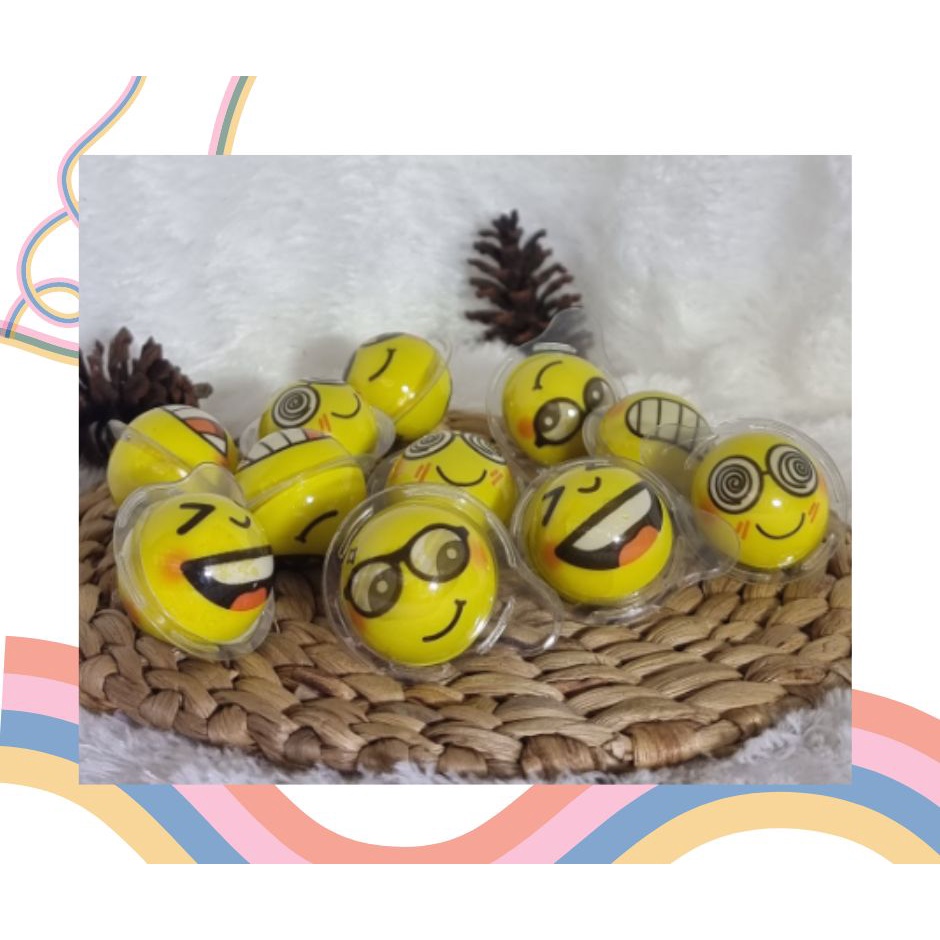 

Trolli gummy permen karet isi selai lumer bentuk emoji