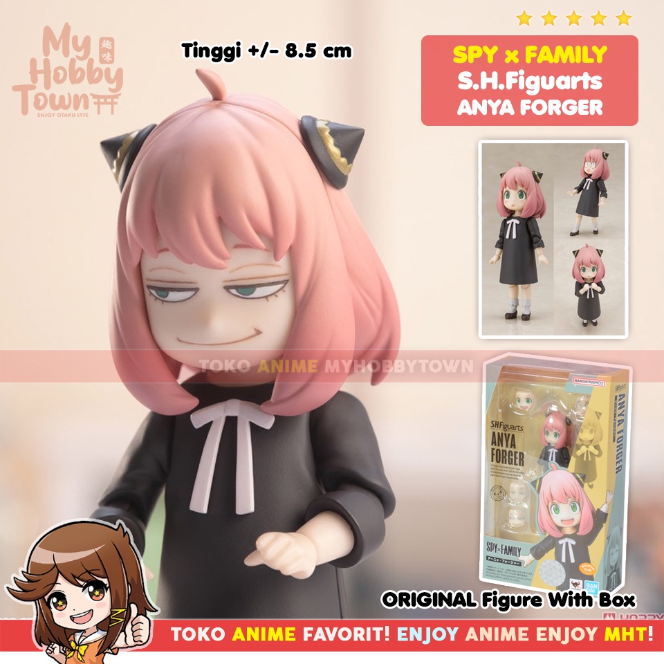 Figure Anime Original Spy X Family SHFiguarts Anya Forger Casual