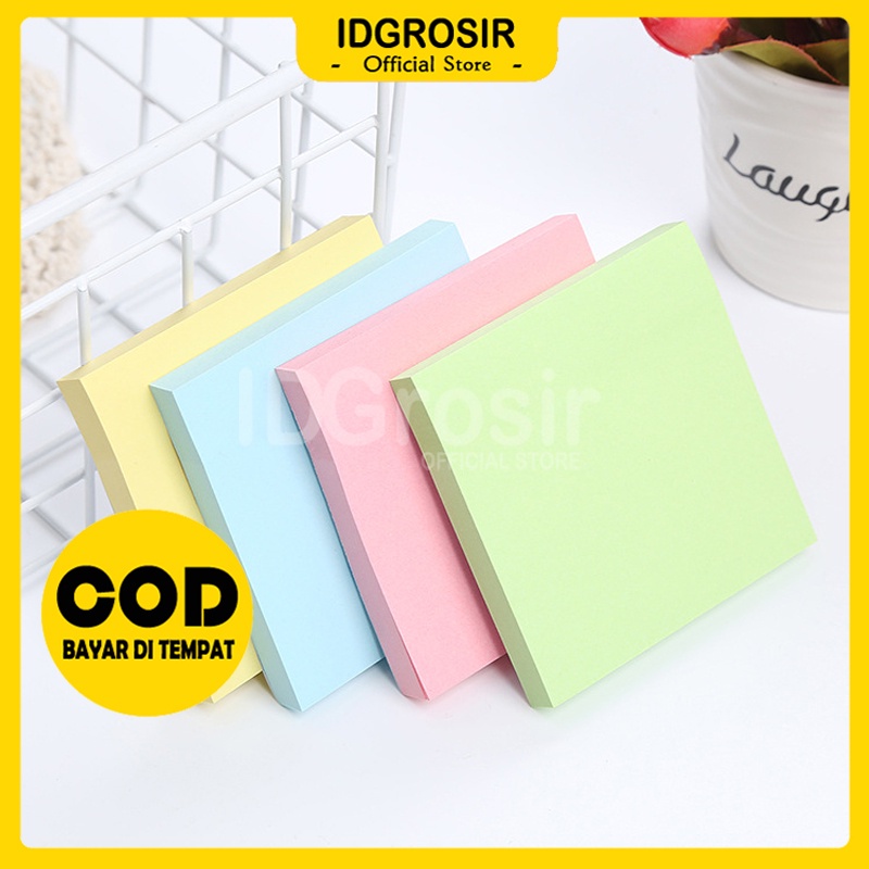 

IDgrosir Memo Memo Pad Stiky Sticky Stiki Note Notes Pastel Aesthetic Polos Korea IDG-ST0028