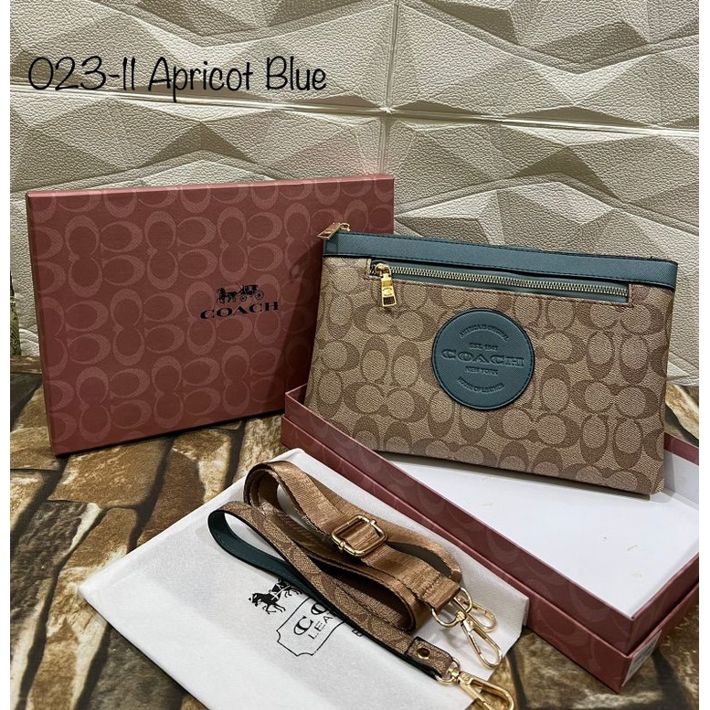Handbag / Clutch C*ach Import Wanita Kode 023 FreeBox
