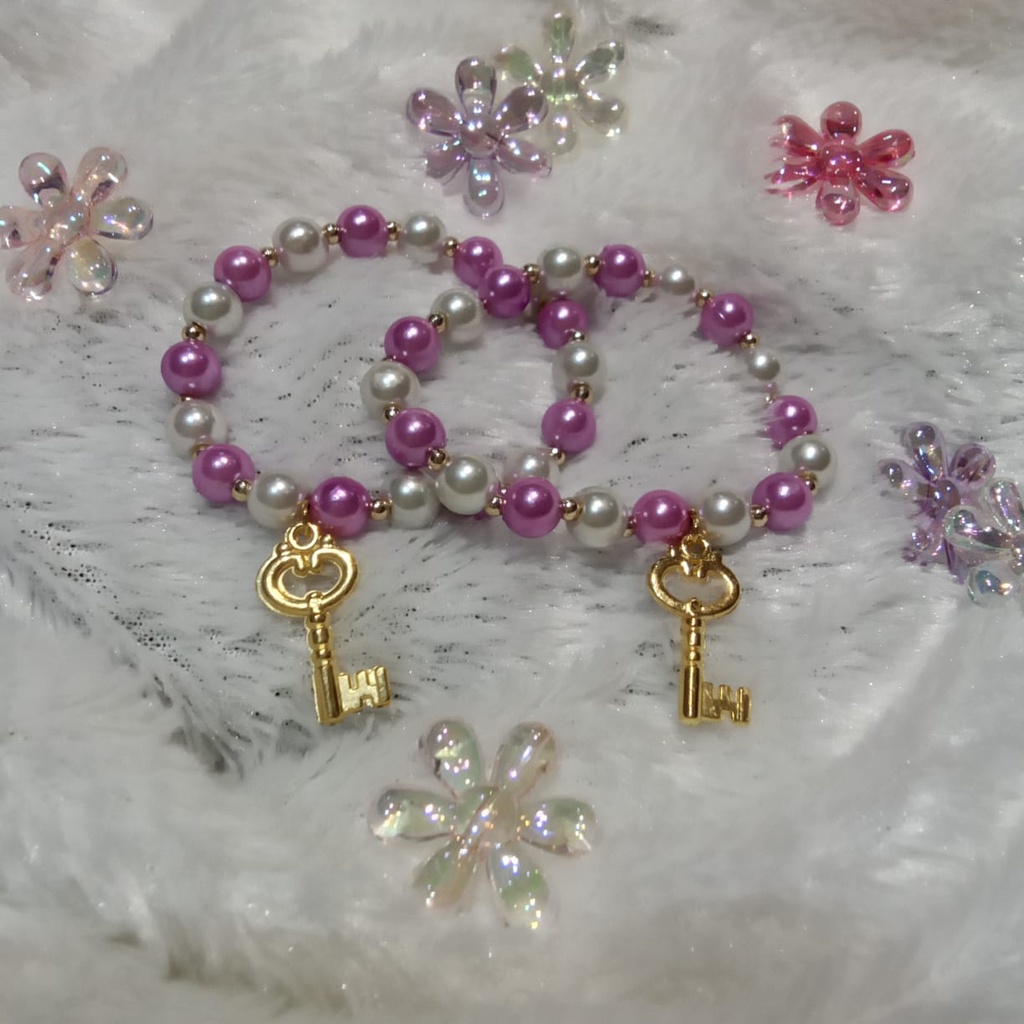 Glamor Series 3 | Gelang Bracelet Beads Manik Mote Mutiara Kristal Buatan Tangan Anak Anak Gadis Imu