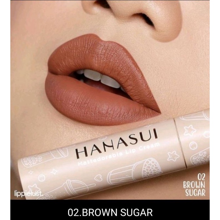 Hanasui Boba Mattedorable Lip Cream Matte In Boba Scent Sation