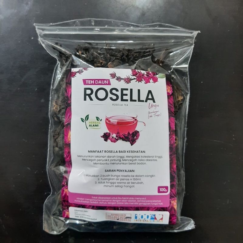 Teh Bunga Rosella Merah 100 gram - Rosella Ungu