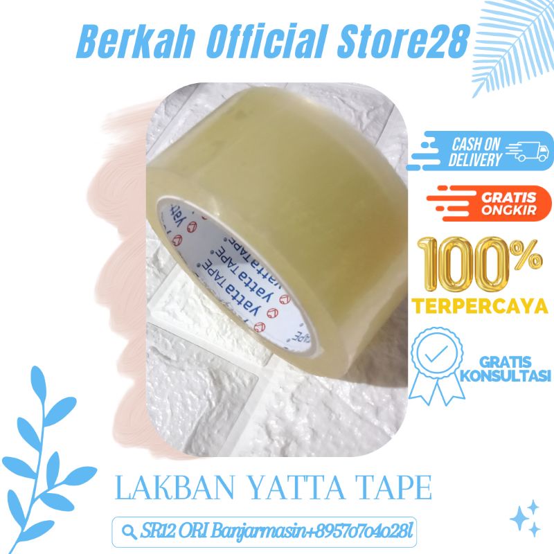 

COD READY STOK LAKBAN YATTA TAPE ISOLASI SELOTIP BENING UNTUK PAKET