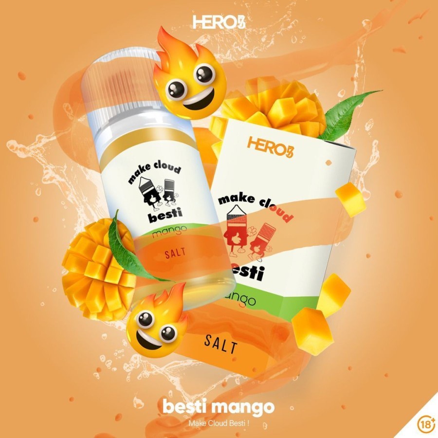 BESTI LIQUID MANGO SALT NICOTINE BY HERO57 30ML 30MG