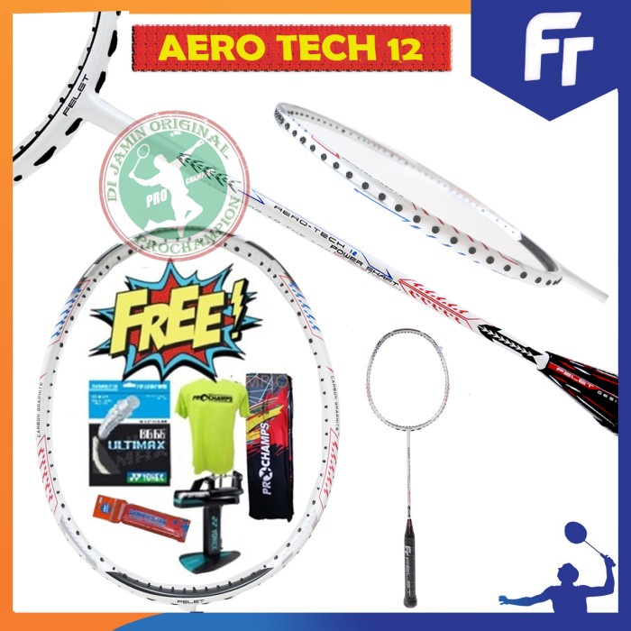 Raket Felet Aero Tech 12 / Ft Aerotech 12 Raket Badminton Original