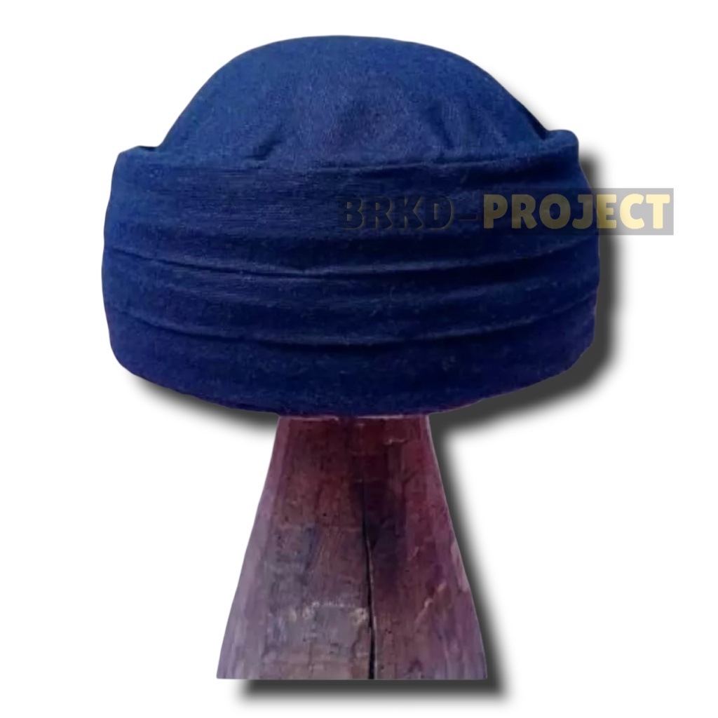 peci buhun praktis permanen siap pakai clasik medium quality praktis siap pakai warna navy biru Dong